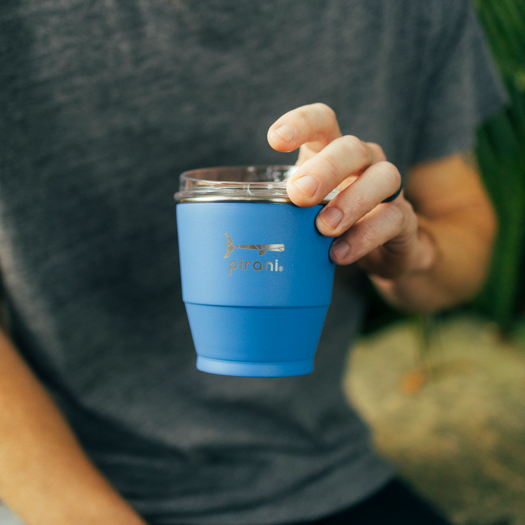 10oz Insulated Stackable Wine and Whiskey Sip and Stacker - Azure#color_azure