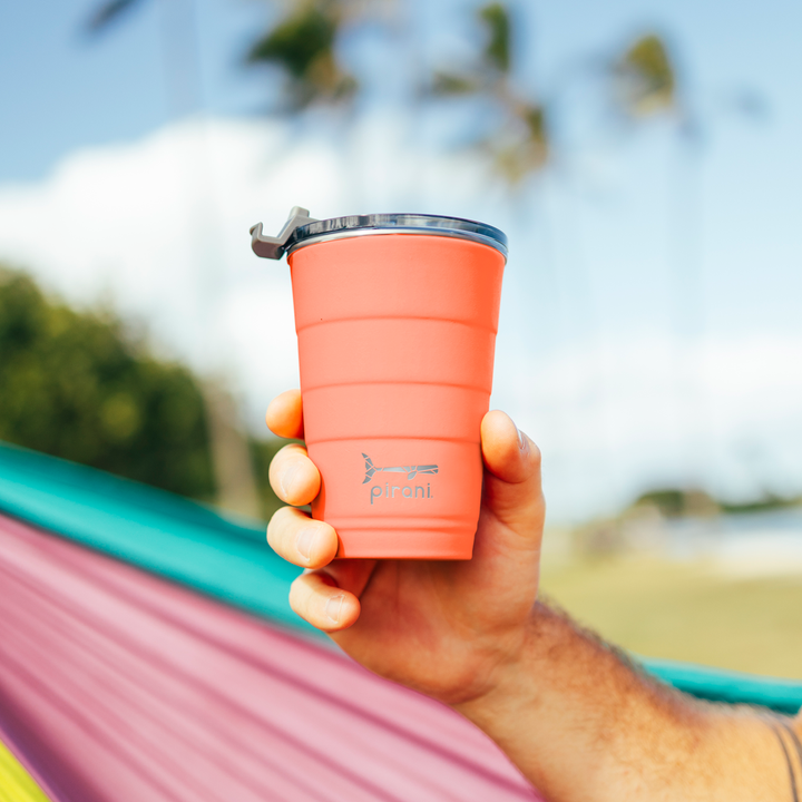 16oz Insulated Stackable Tumbler - Slate#color_coral