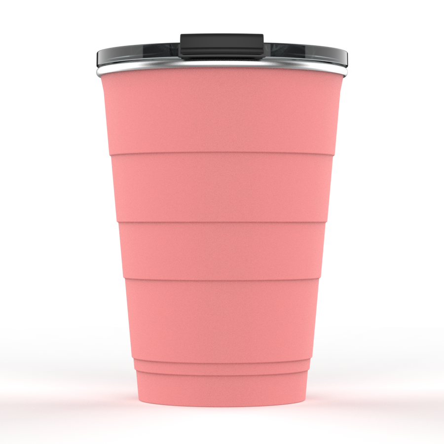 16oz Wedding Insulated Stackable Tumbler - Party Red#color_coral