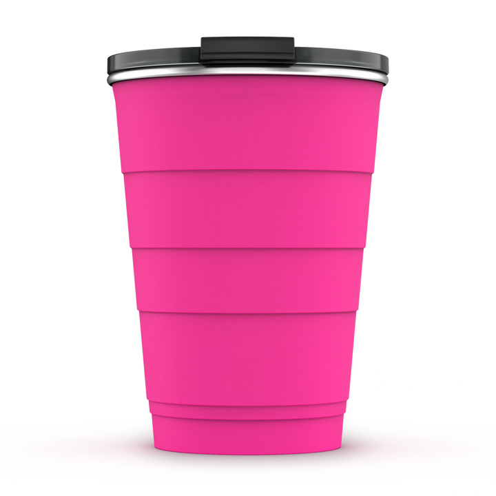 16oz Wedding Insulated Stackable Tumbler - Party Red#color_dragon-fruit