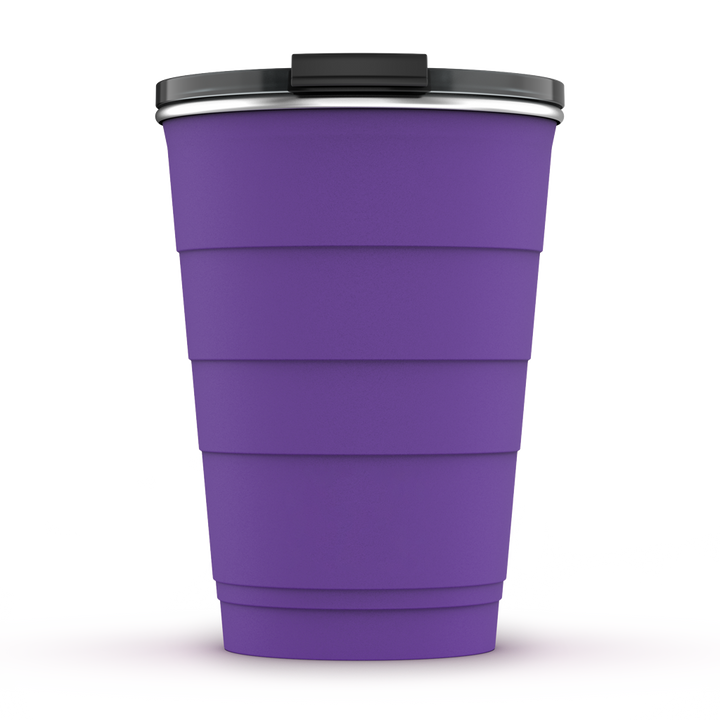 16oz Wedding Insulated Stackable Tumbler - Party Red#color_solstice-purple