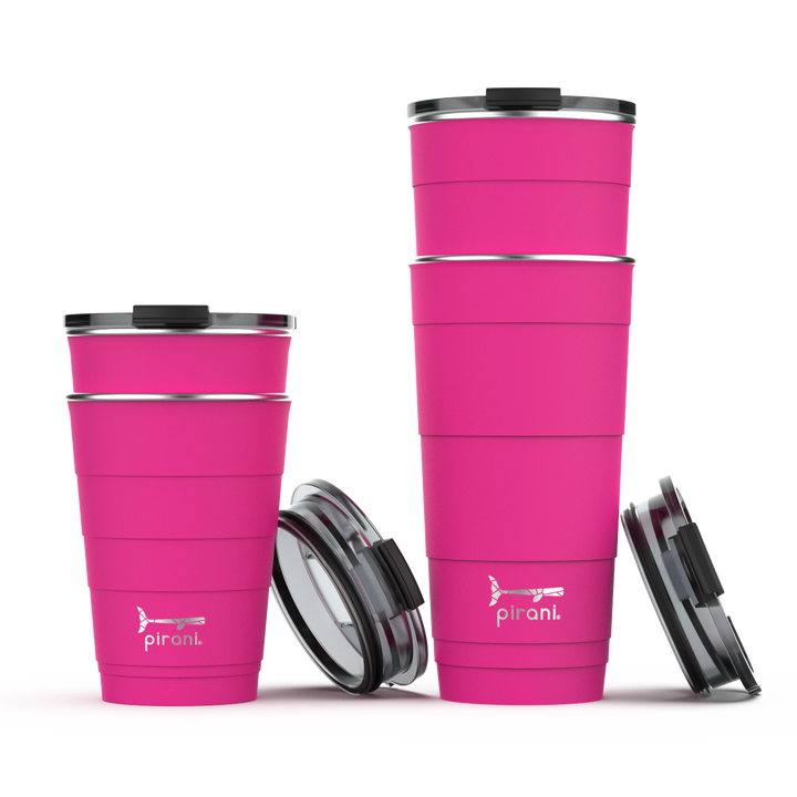 16oz and 26oz Tumbler - 4 Pack - Road Trip Ready Set