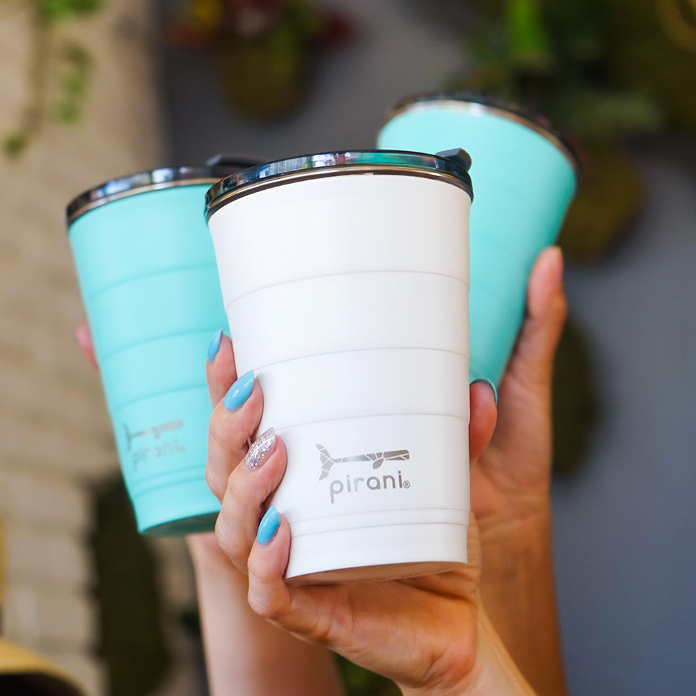 16oz Insulated Stackable Tumbler - 4 Pack - Backyard BBQ Set - Great White#color_great-white